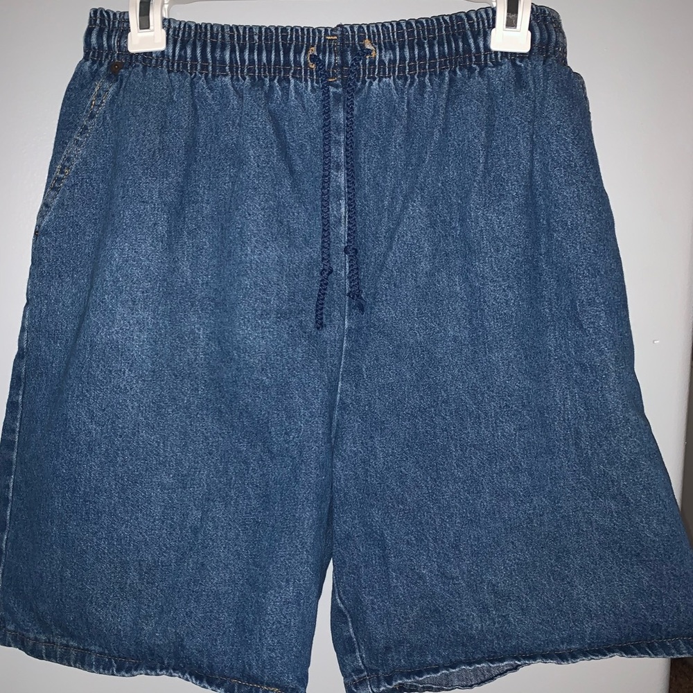 denim shorts